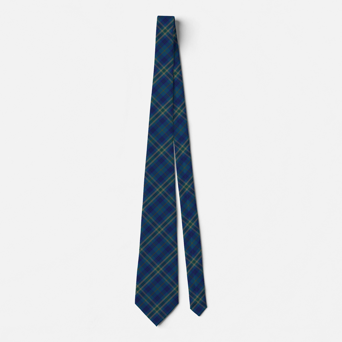 Irish County Fermanagh Tartan Necktie
