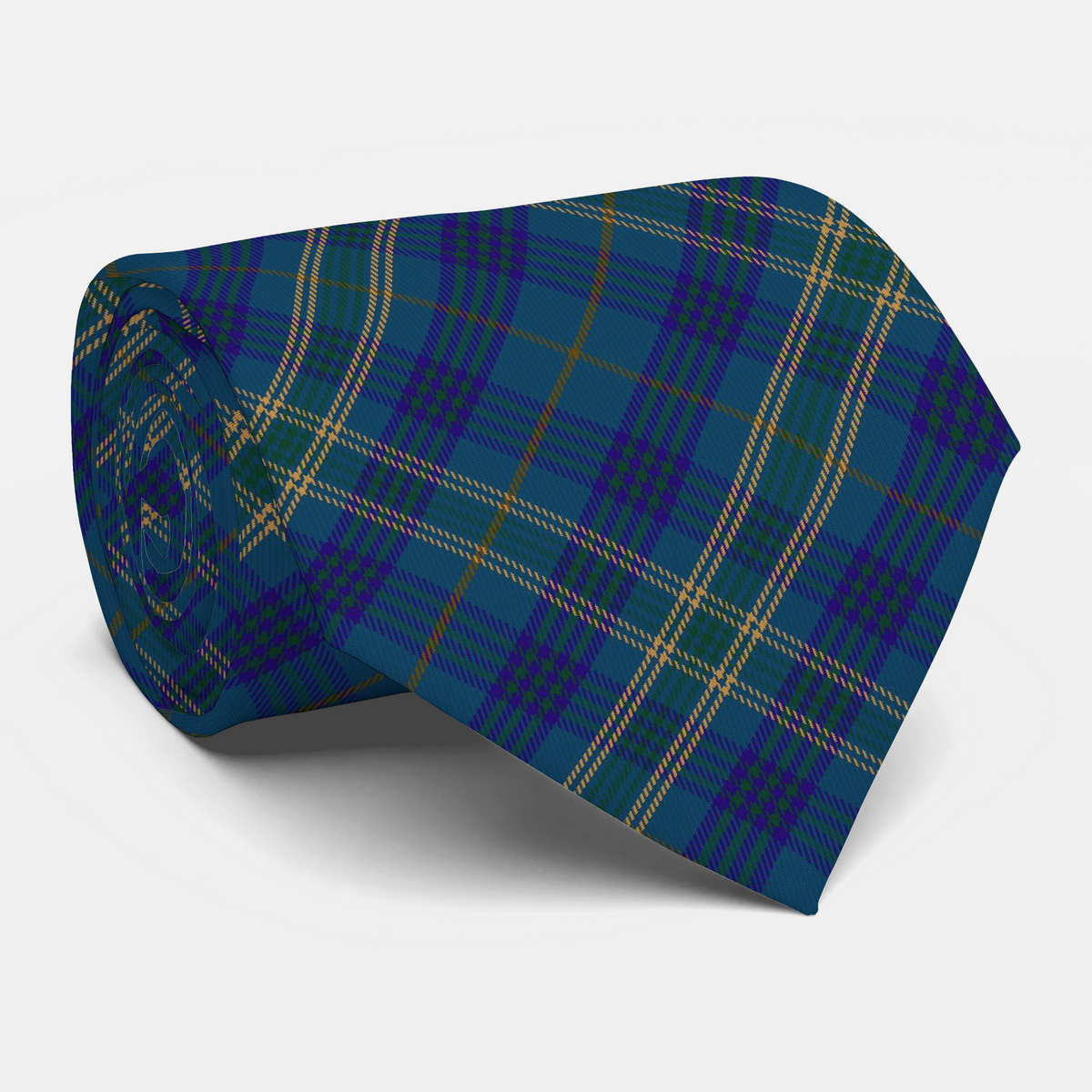 Irish County Fermanagh Tartan Necktie