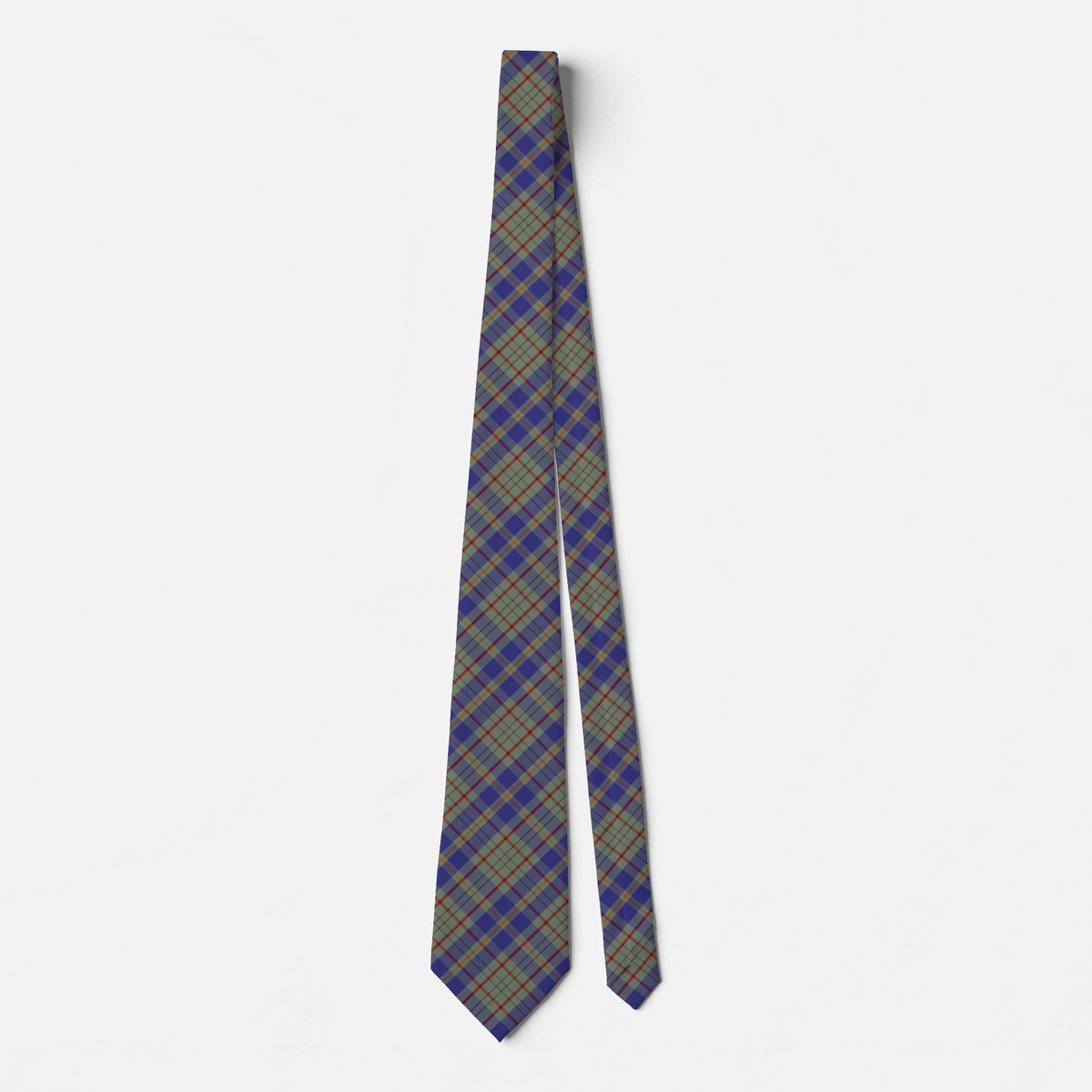 Irish County Kildare Tartan Necktie