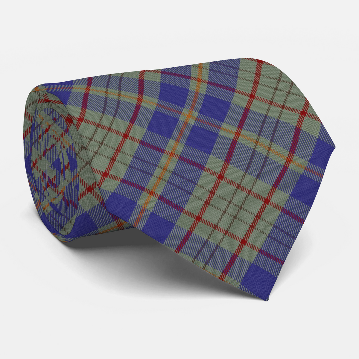 Irish County Kildare Tartan Necktie