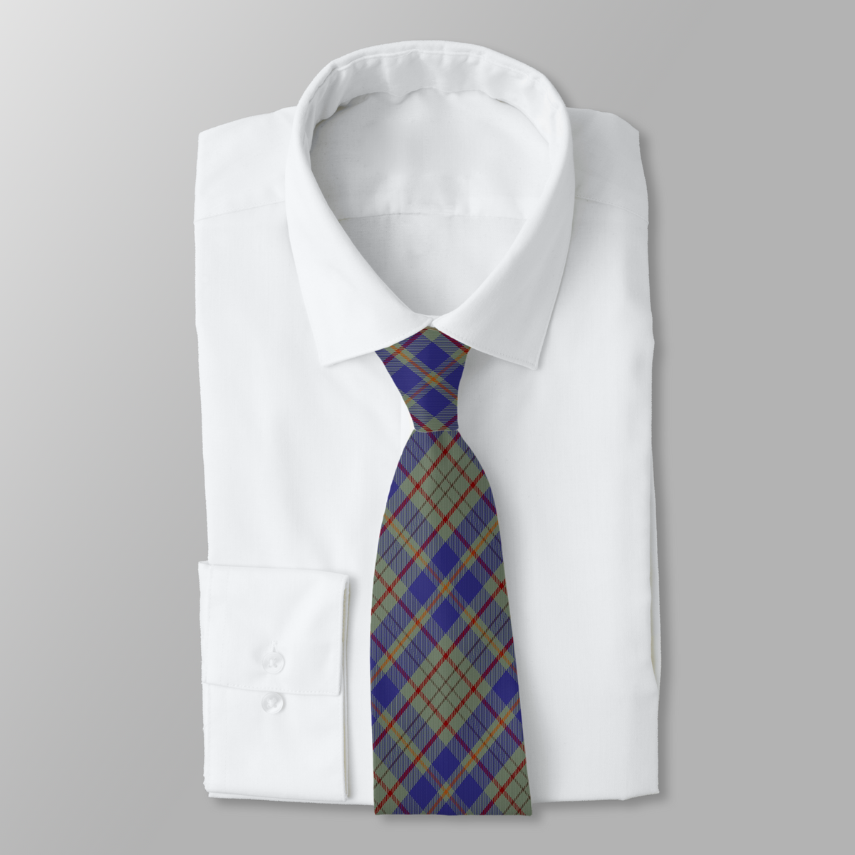 Irish County Kildare Tartan Necktie