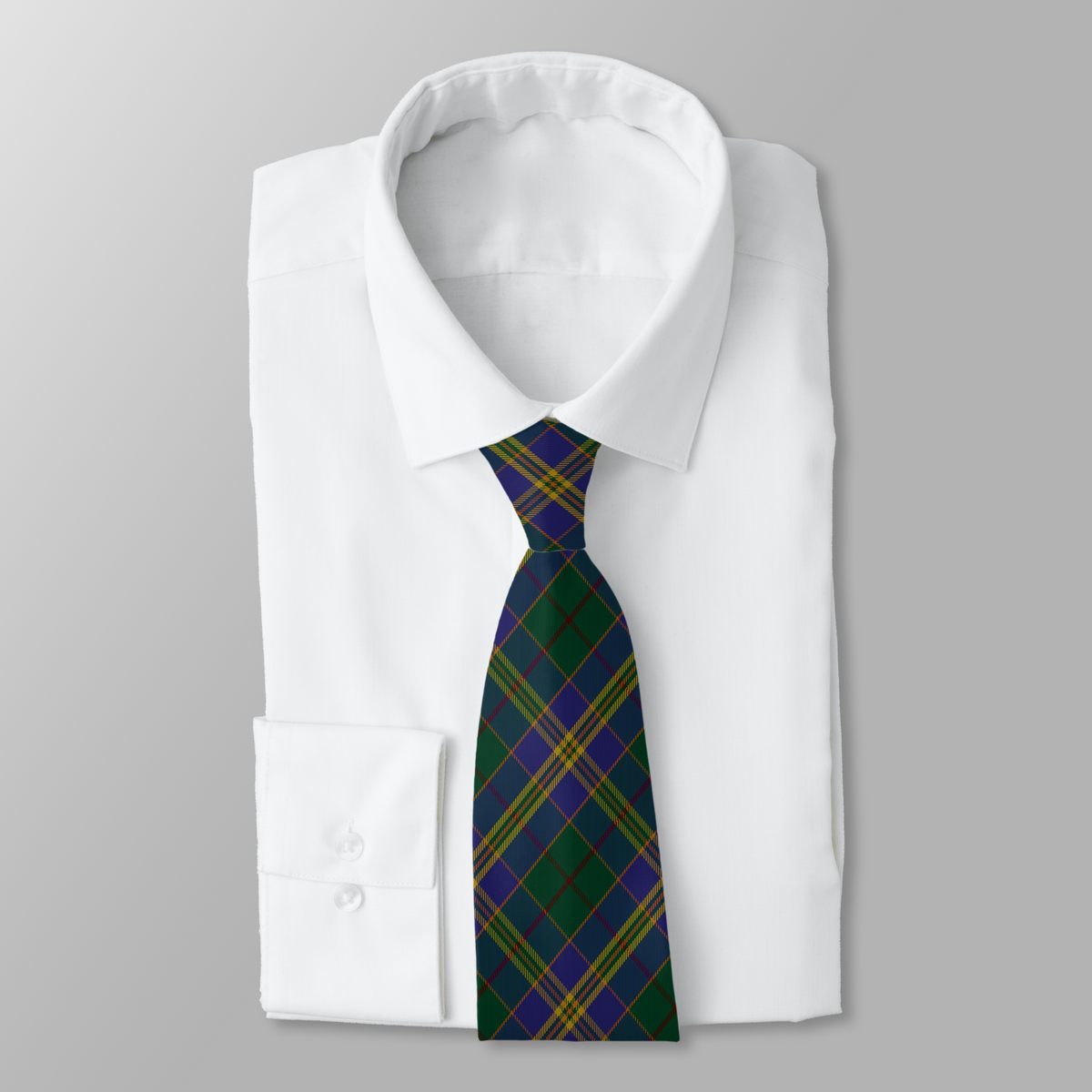 Irish County Kilkenny Tartan Necktie