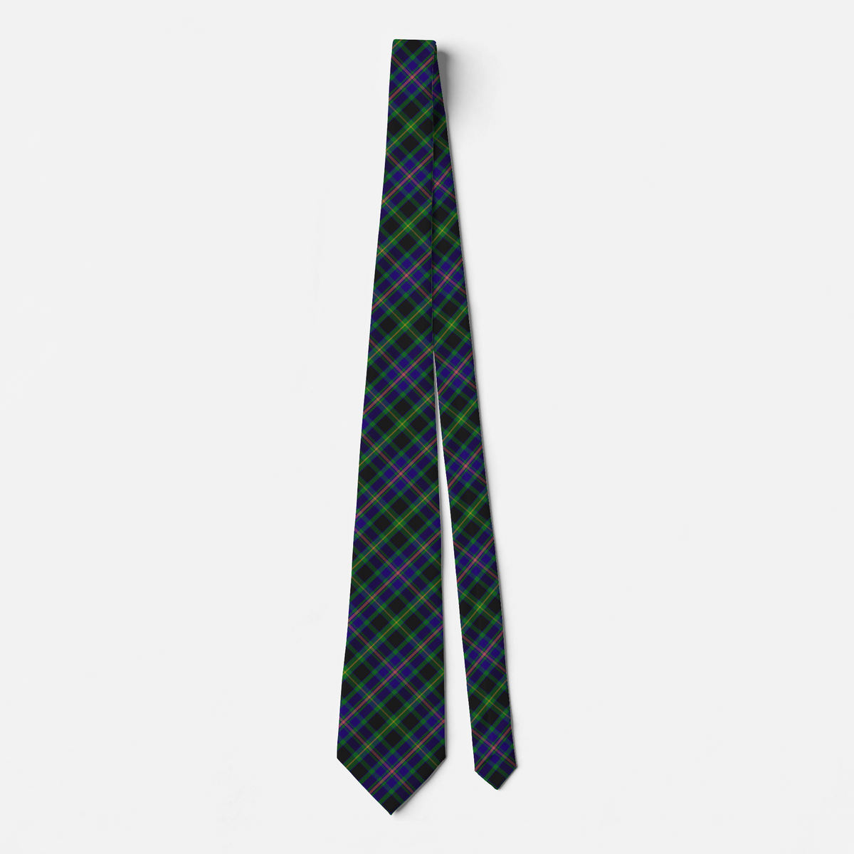 Irish County Offaly Tartan Necktie