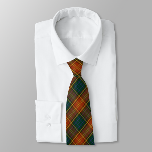 Irish County Roscommon Tartan Necktie