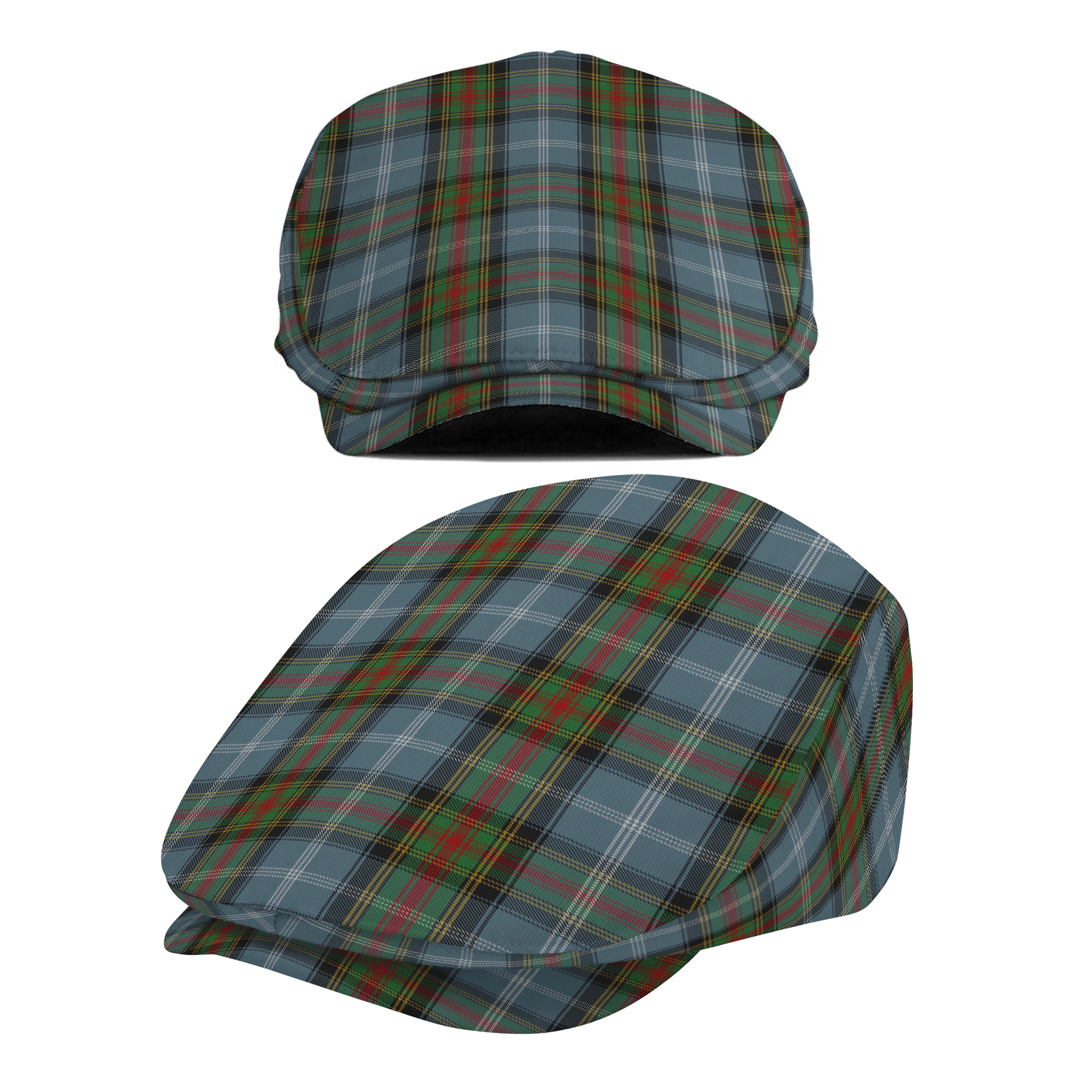 Clan Estes Tartan Flat Cap
