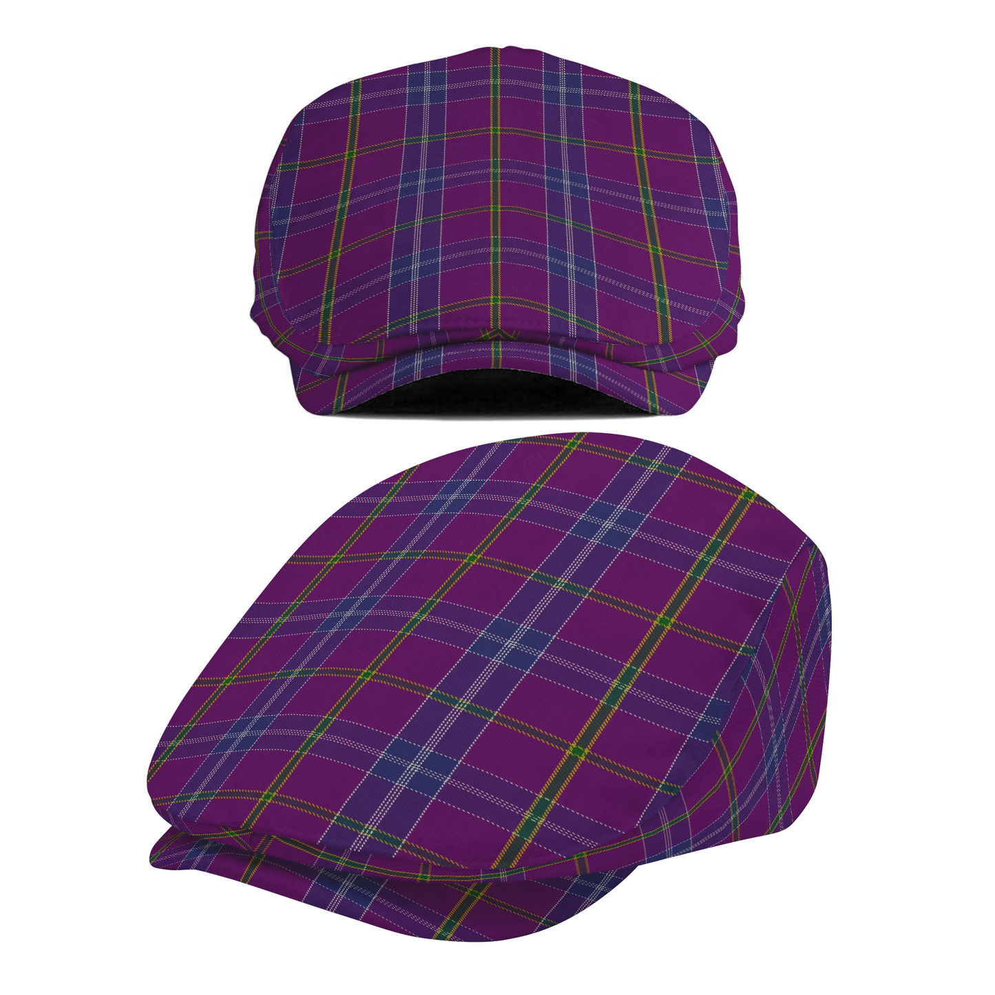 Clan Jackson Tartan Flat Cap