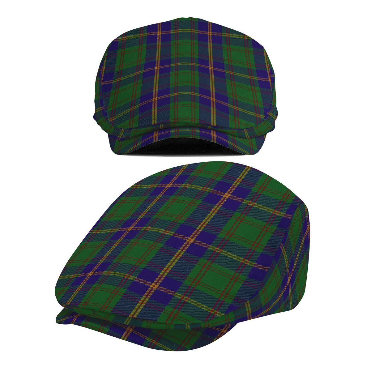 USMC Leatherneck Tartan Flat Cap