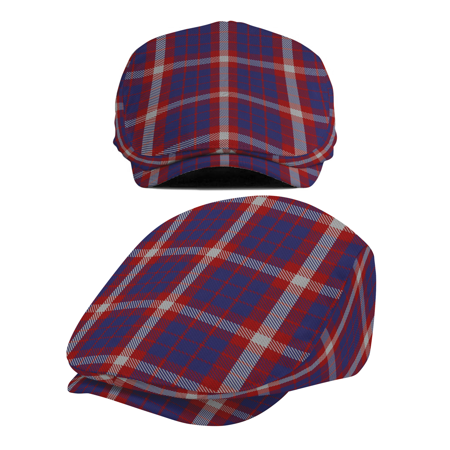 US Coast Guard Tartan Flat Cap