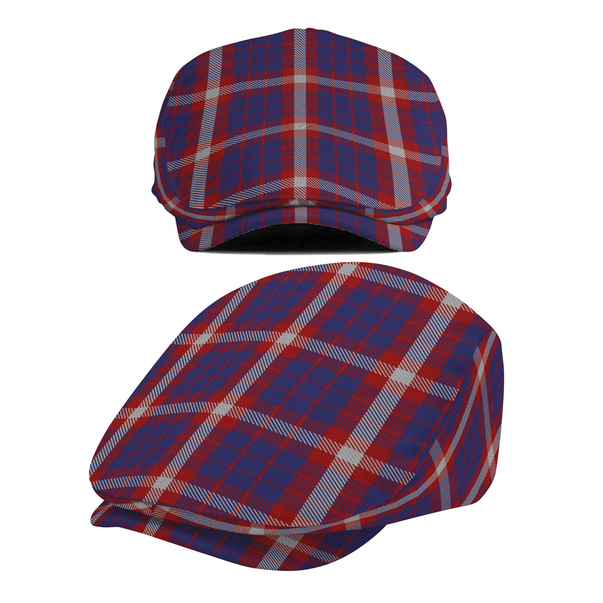 US Coast Guard Tartan Flat Cap