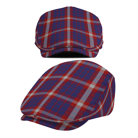 US Coast Guard Tartan Flat Cap