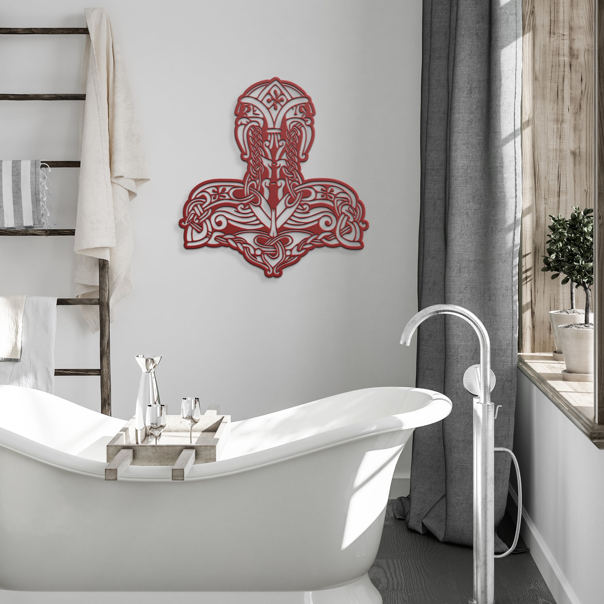 Mjolnir | Viking | Metal Wall Art
