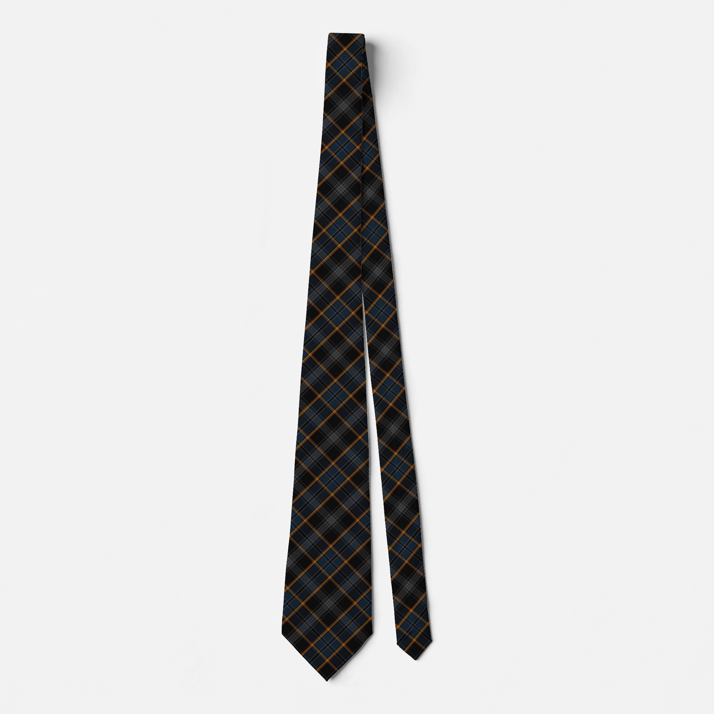 North Sea Oil Tartan Necktie
