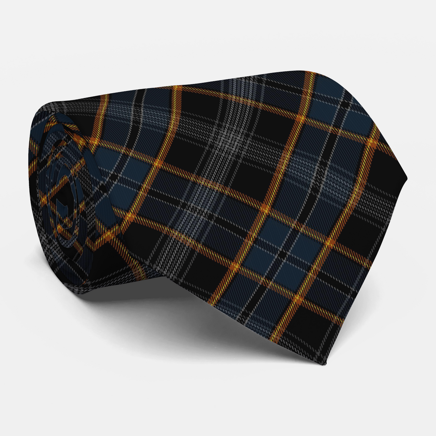 North Sea Oil Tartan Necktie