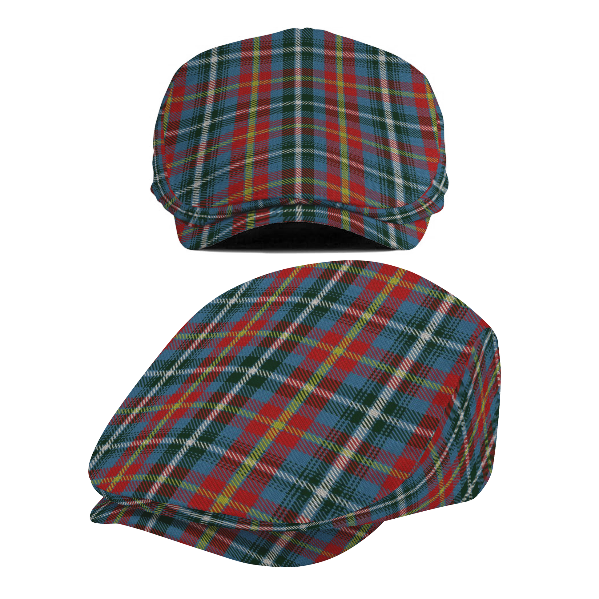 US State - Alaska Tartan Flat Cap