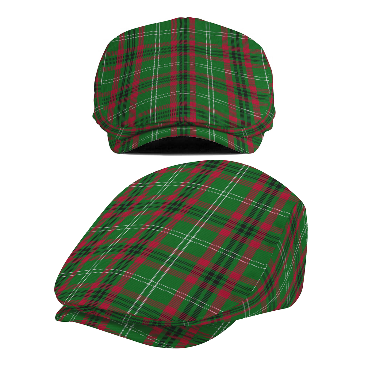 US State - Arkansas Tartan Flat Cap