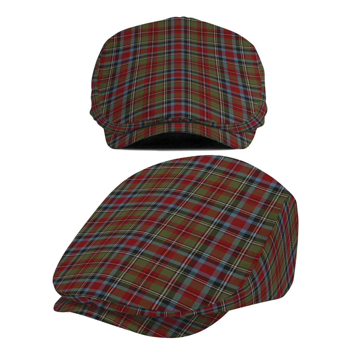 US State - Carolinas Tartan Flat Cap