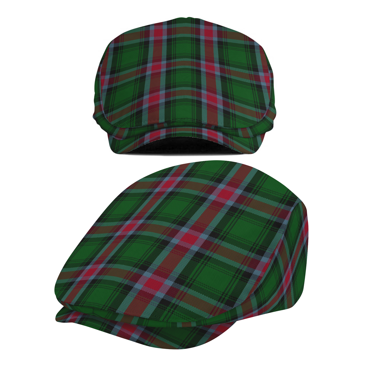 US State - Georgia Tartan Flat Cap