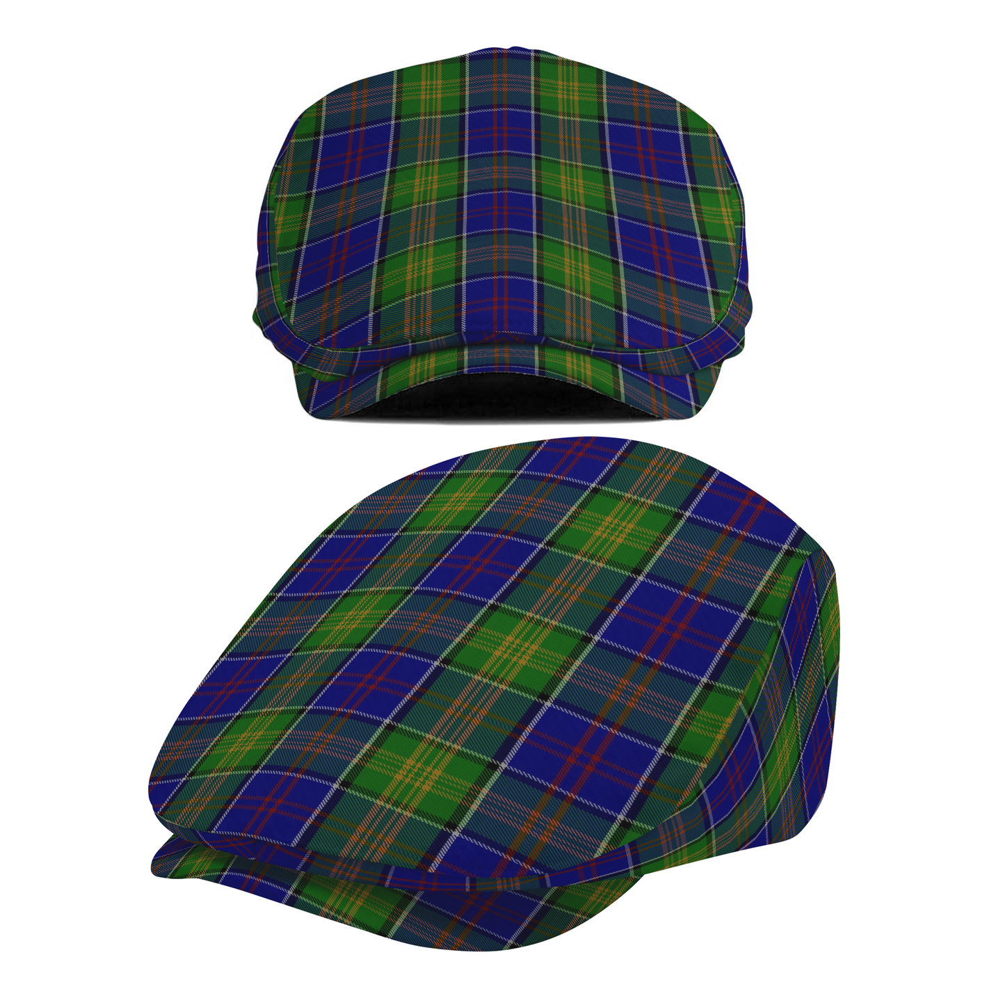 Clan Greene Tartan Flat Cap