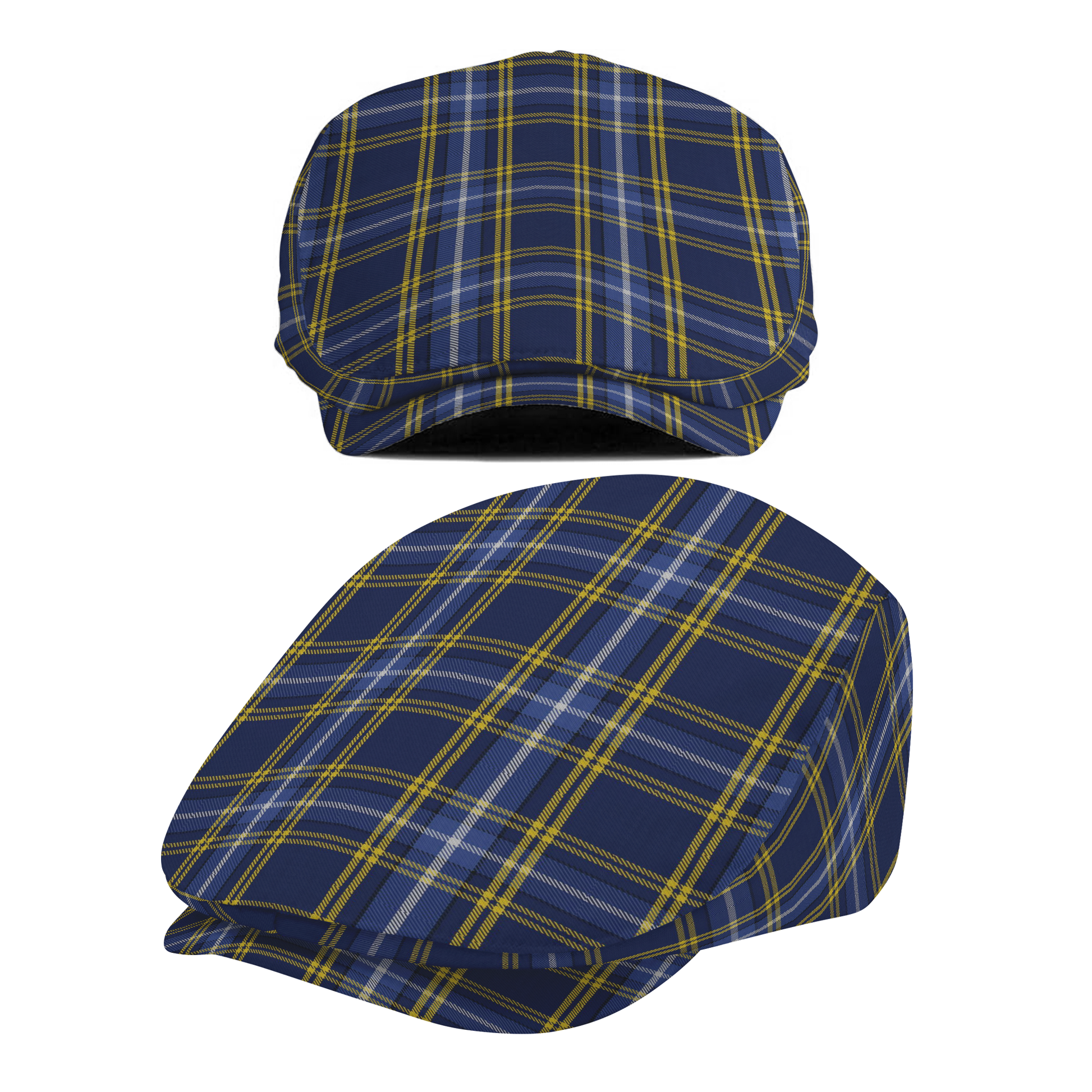 US State - Indiana Tartan Flat Cap