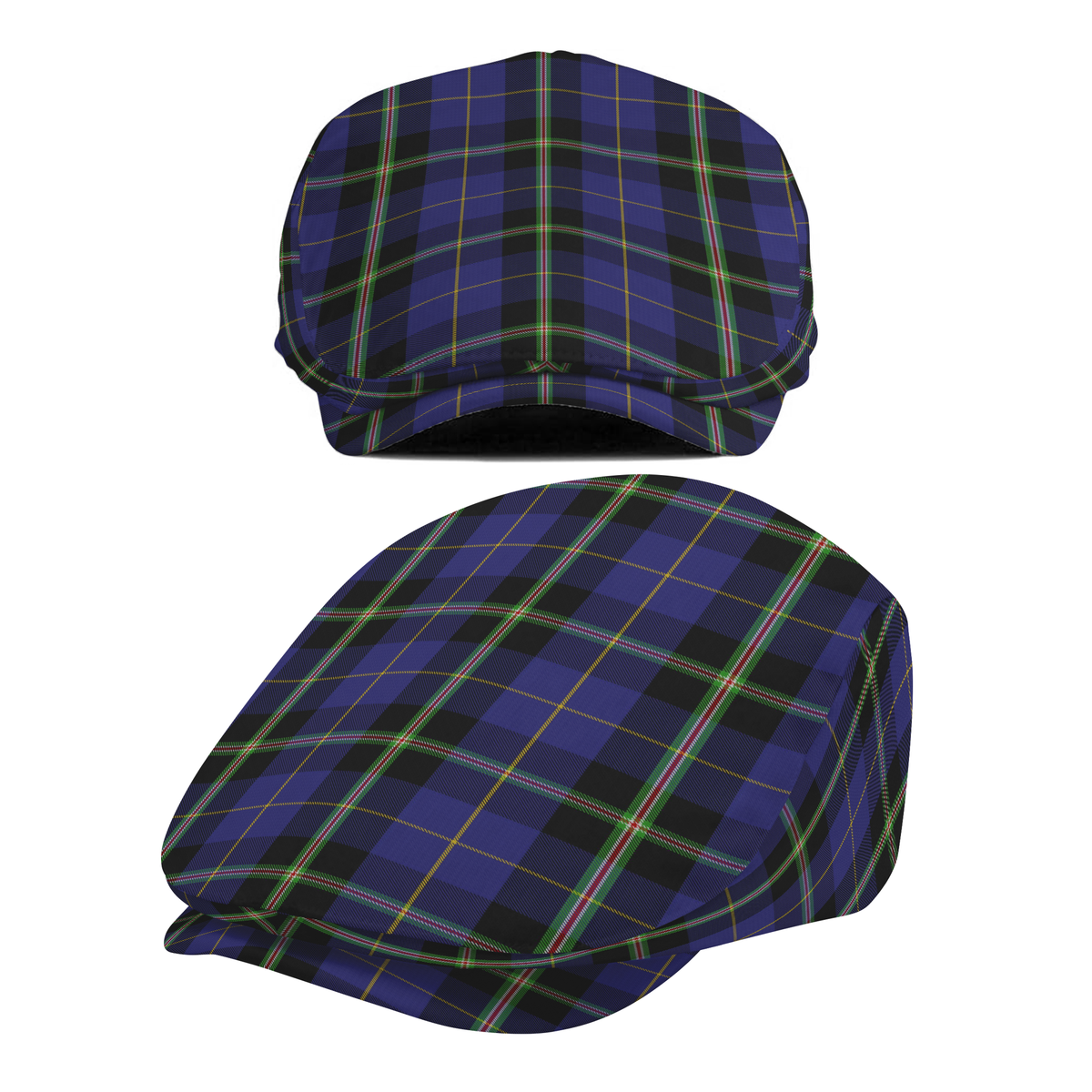 Italian National Tartan Flat Cap