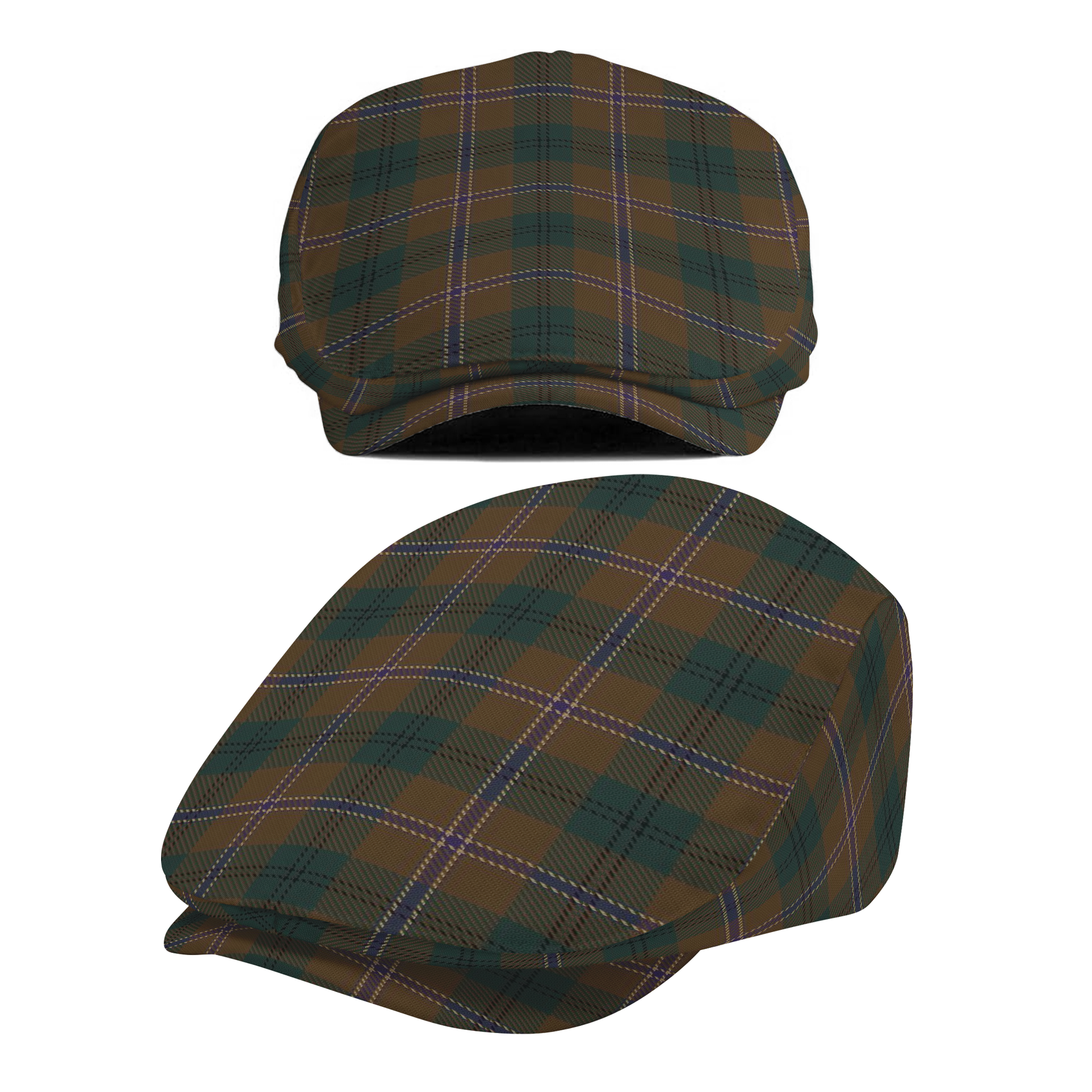 Clan Lowry Reproduction Tartan Flat Cap