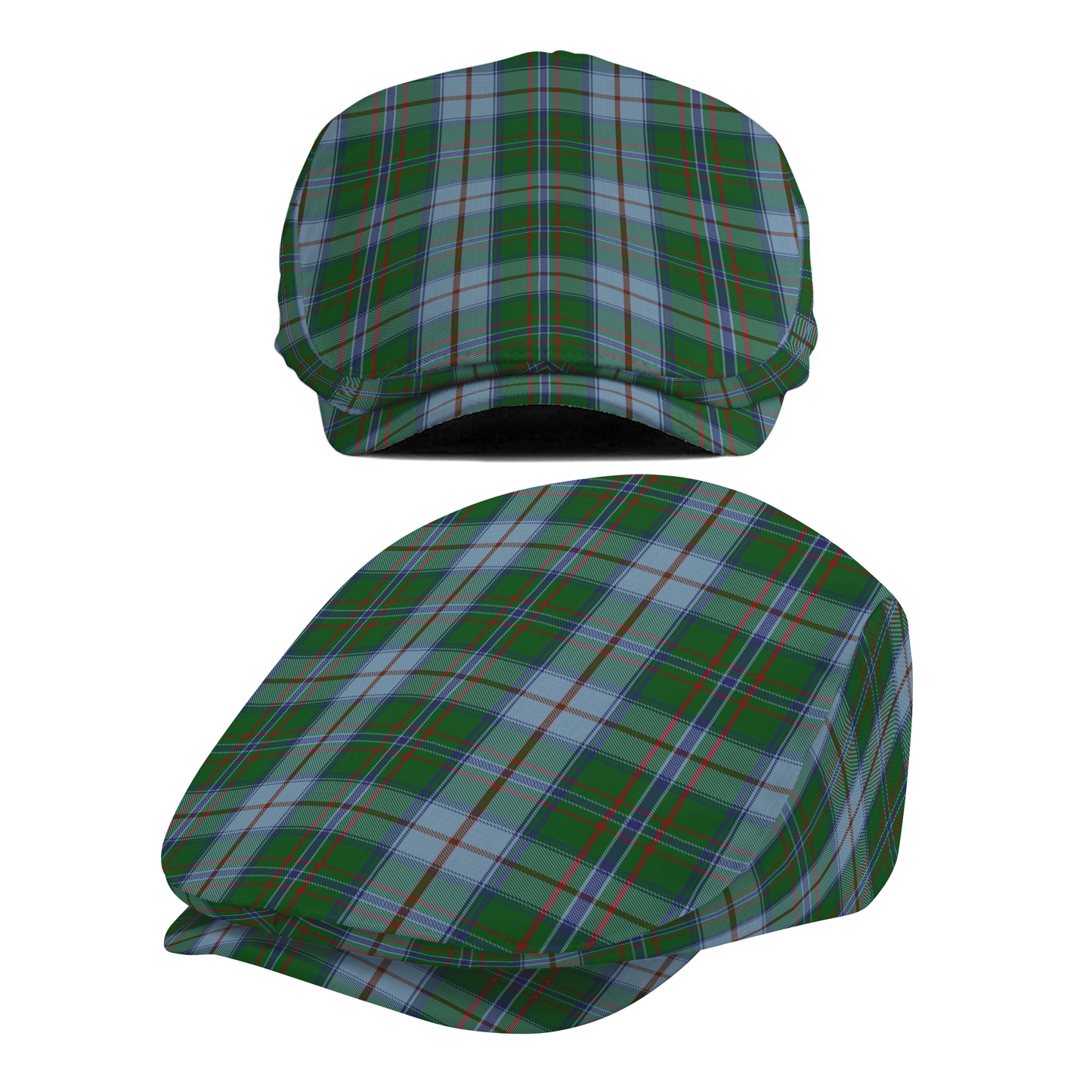US State - Maine Tartan Flat Cap