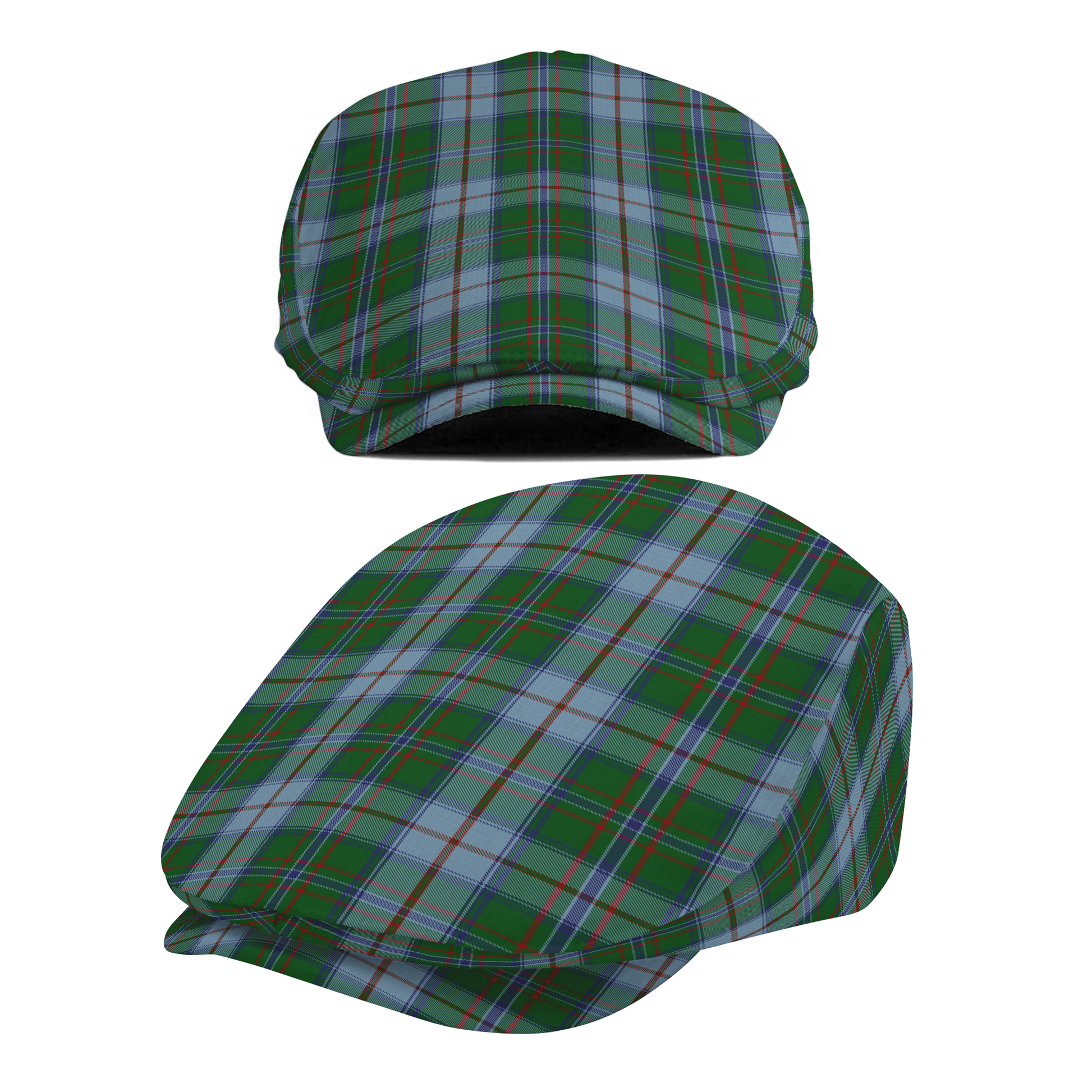 US State - Maine Tartan Flat Cap