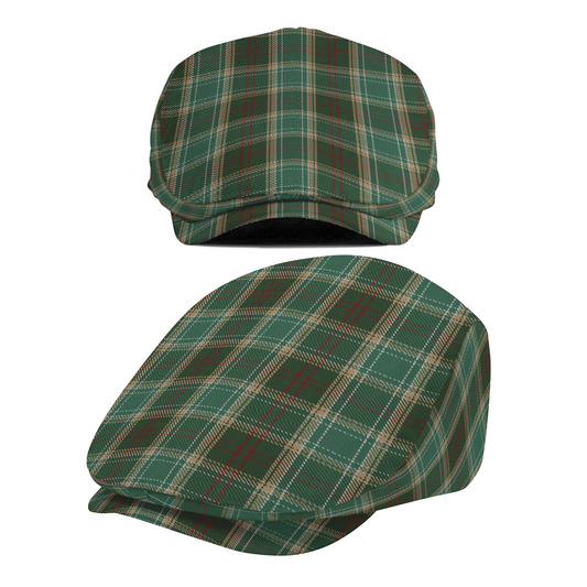 US State - Michigan Tartan Flat Cap
