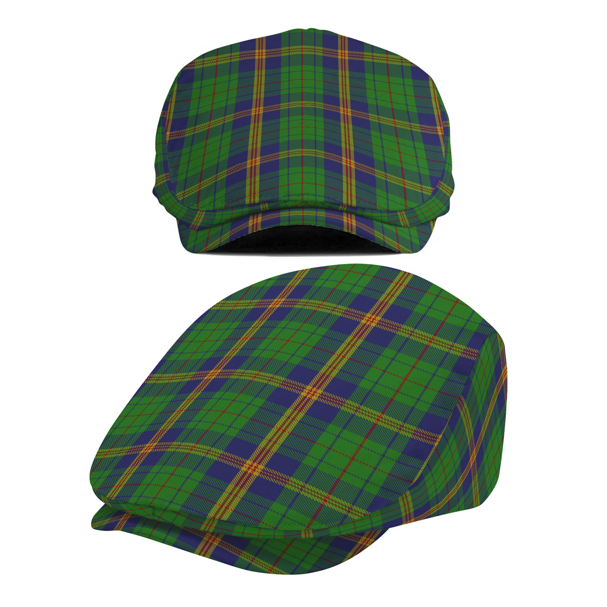 US State - New Mexico Tartan Flat Cap