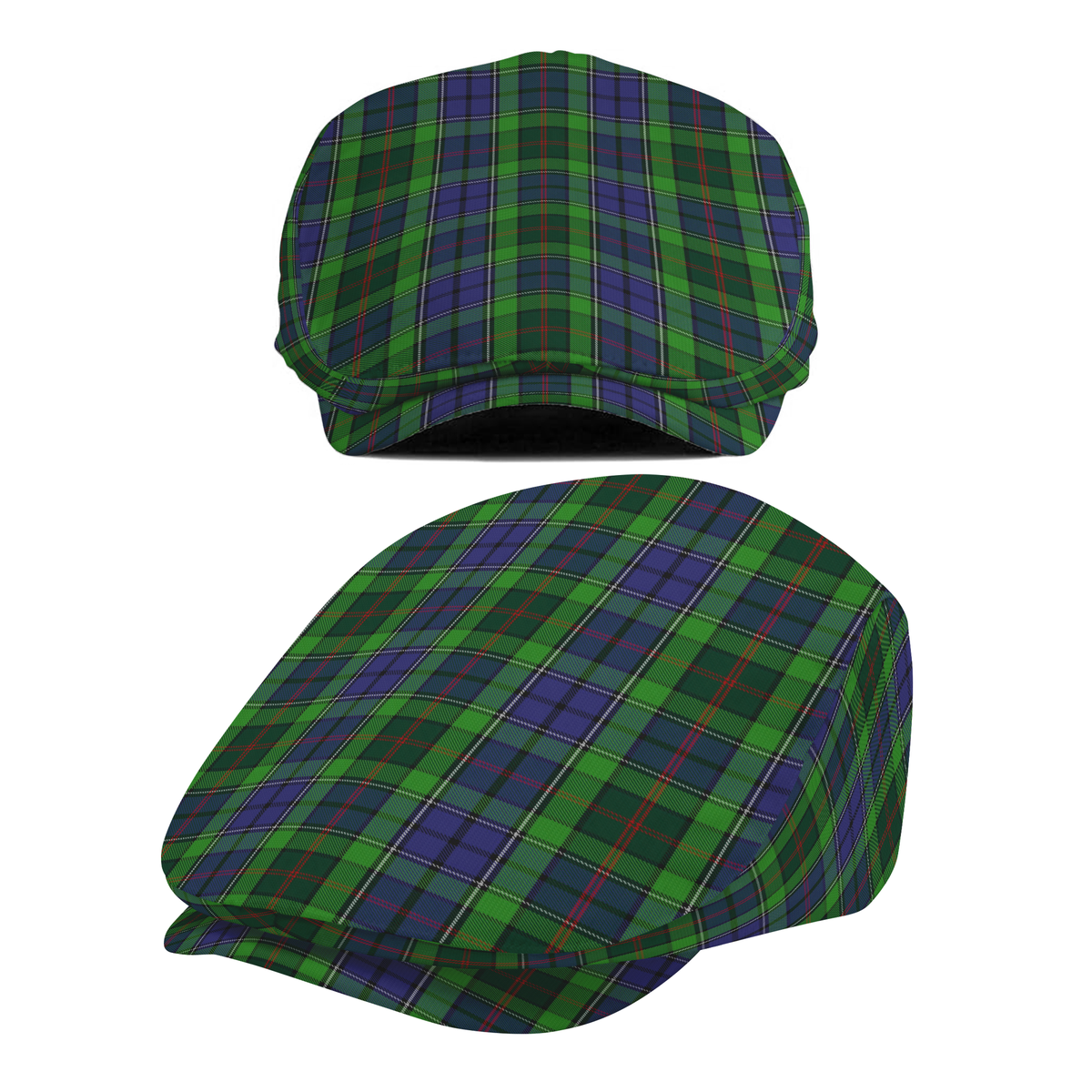 Clan Rutledge Tartan Flat Cap