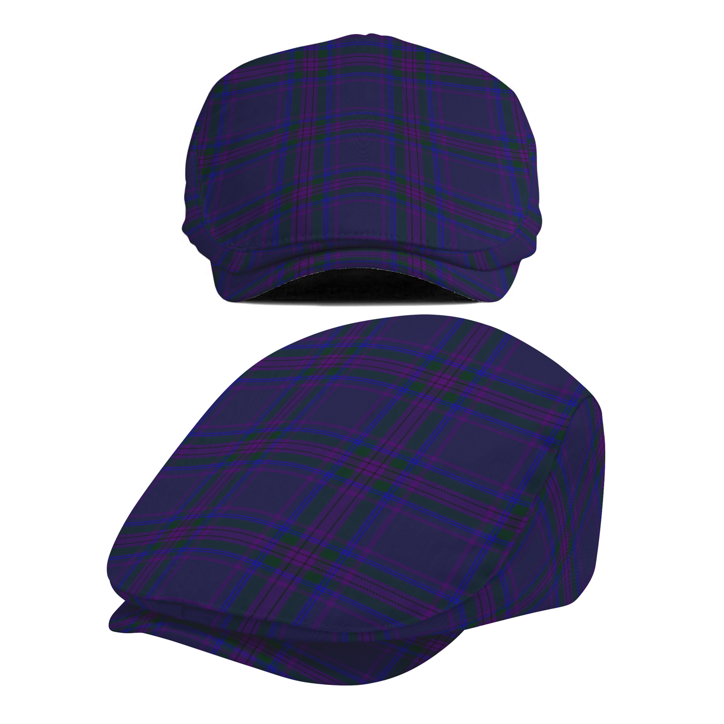 Spirit of Scotland Tartan Flat Cap