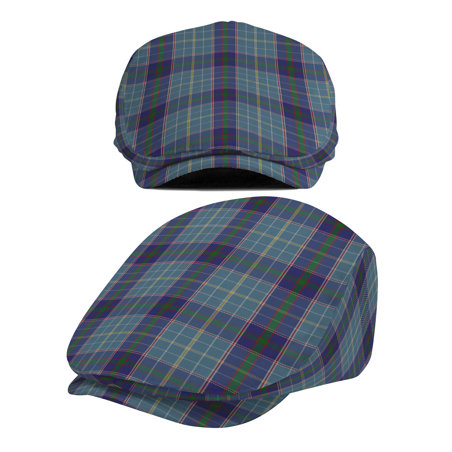 US State - Texas Tartan Flat Cap