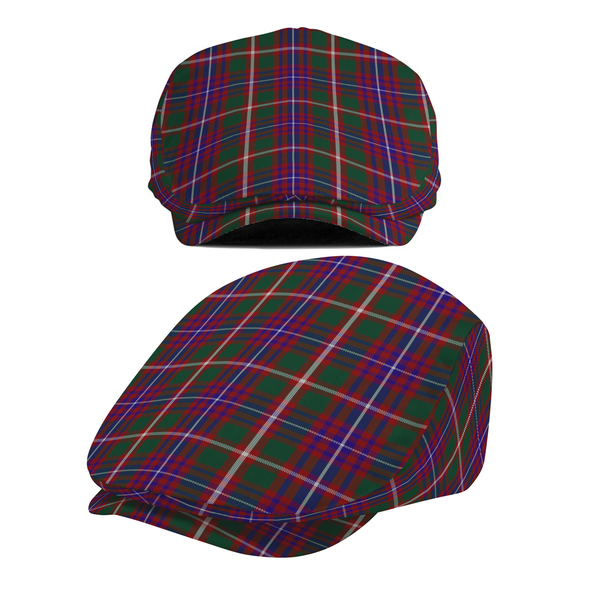 US State - Utah Tartan Flat Cap