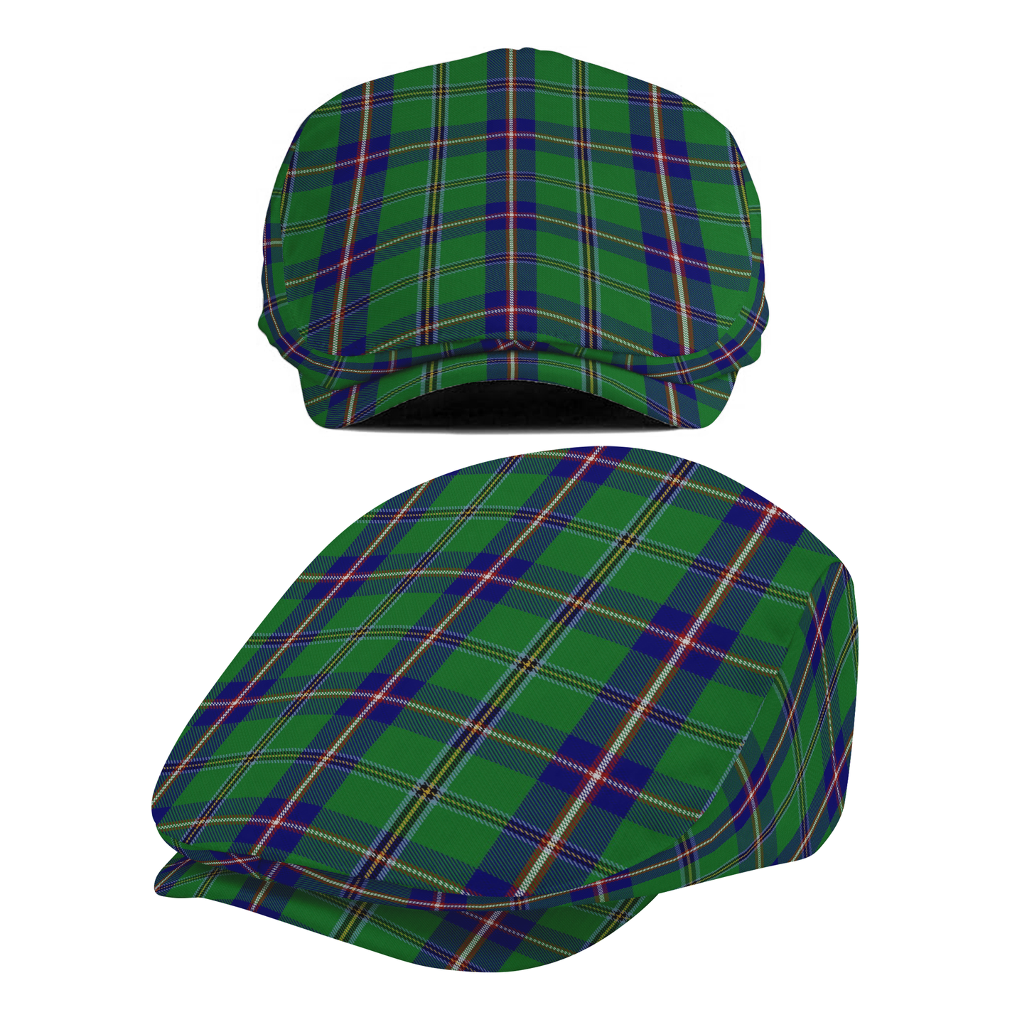 US State - Washington Tartan Flat Cap