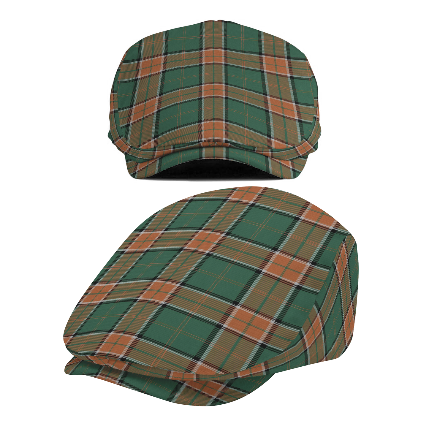 Clan Pollock Tartan Flat Cap