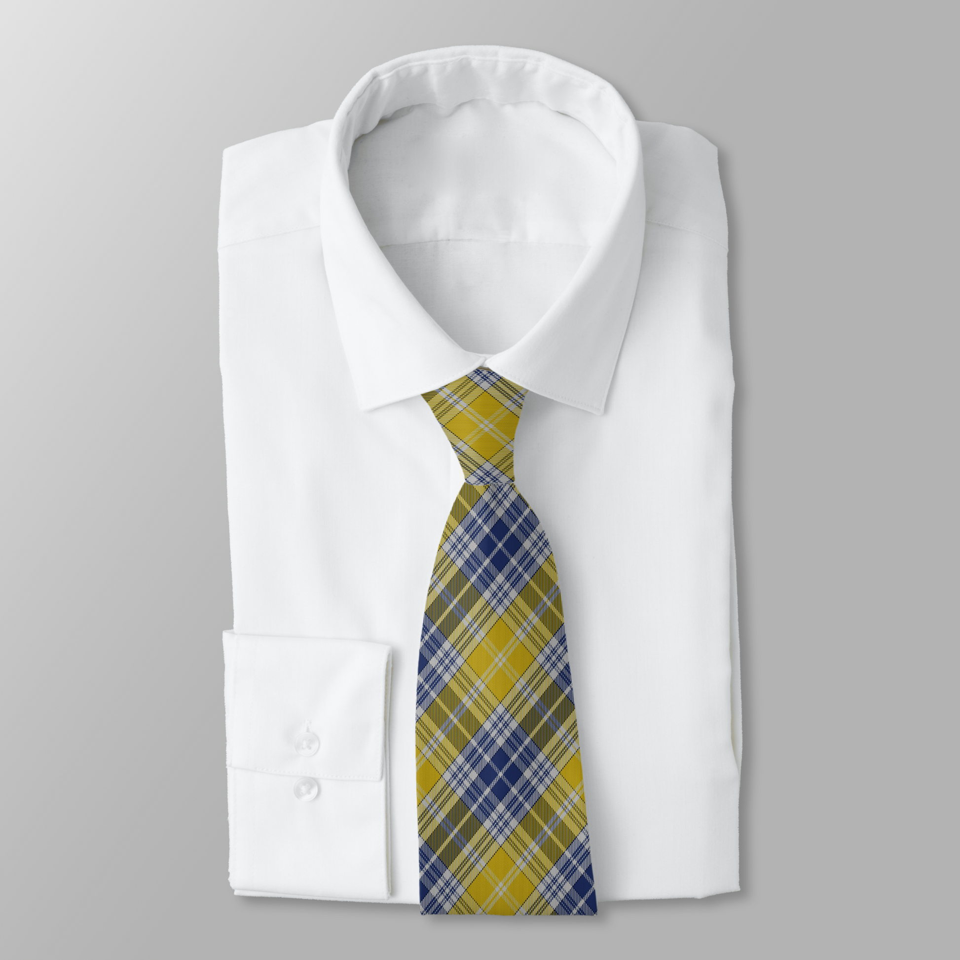 Spirit of Ukraine Tartan Necktie