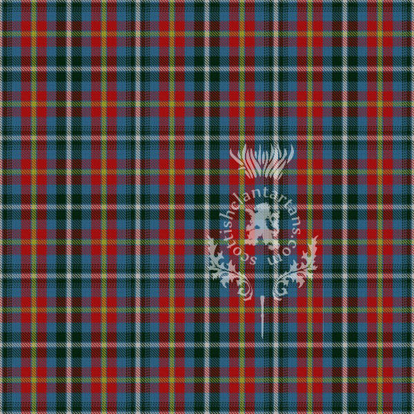 Digital Download - US State Tartans - Pacific Region 12" 300dpi PNG