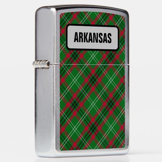 US State - Arkansas Tartan Zippo® Lighter
