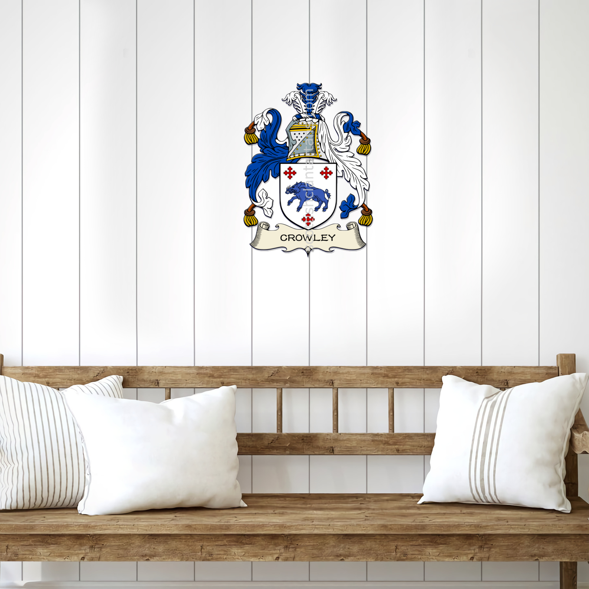 Irish Arms - Crowley | Metal Wall Art