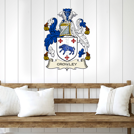Irish Arms - Crowley | Metal Wall Art