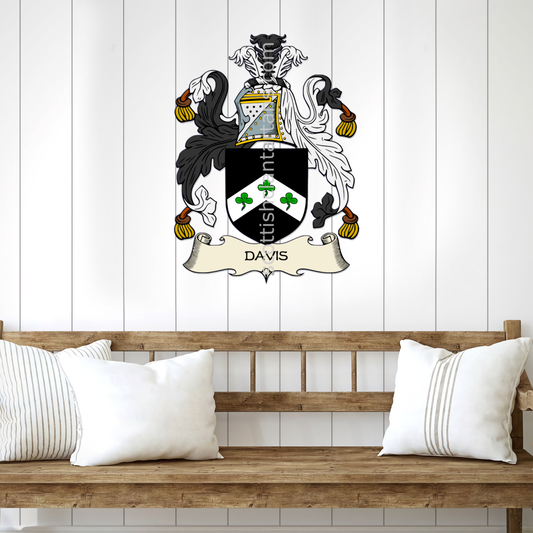 Irish Arms - Davis | Metal Wall Art
