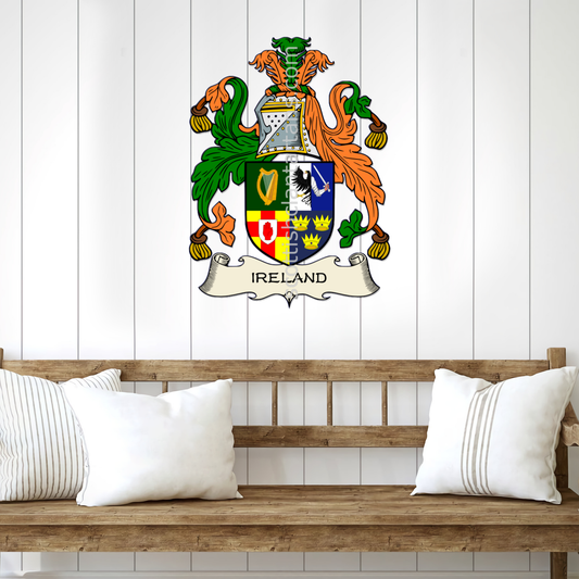 Irish Arms - Ireland | Metal Wall Art