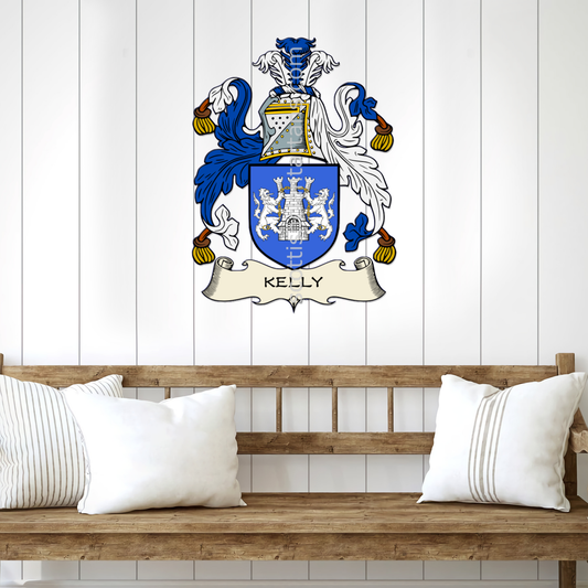 Irish Arms - Kelly | Metal Wall Art