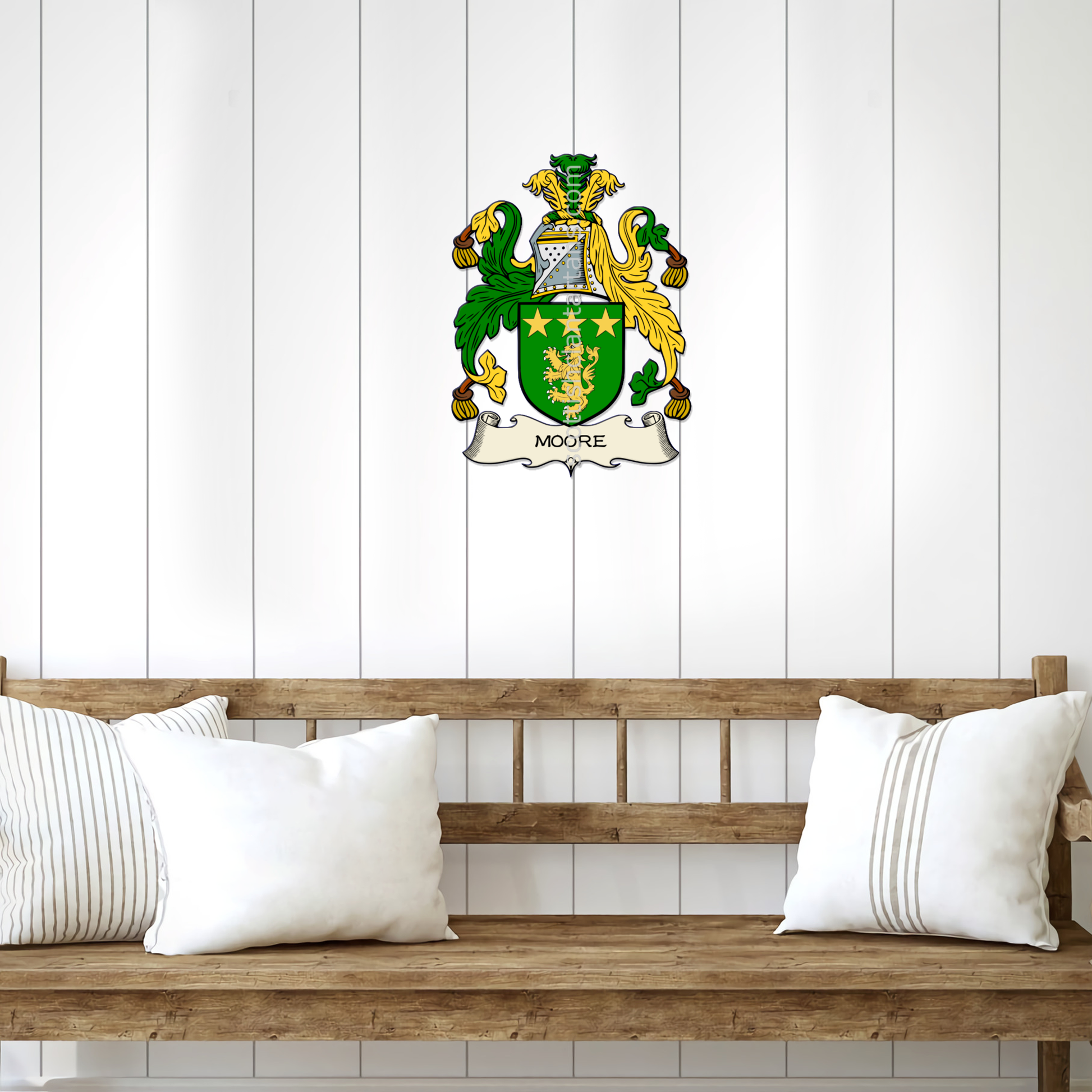 Irish Arms - Moore | Metal Wall Art