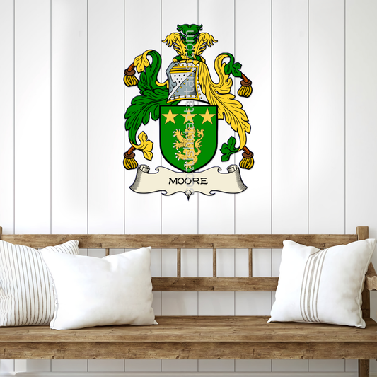 Irish Arms - Moore | Metal Wall Art