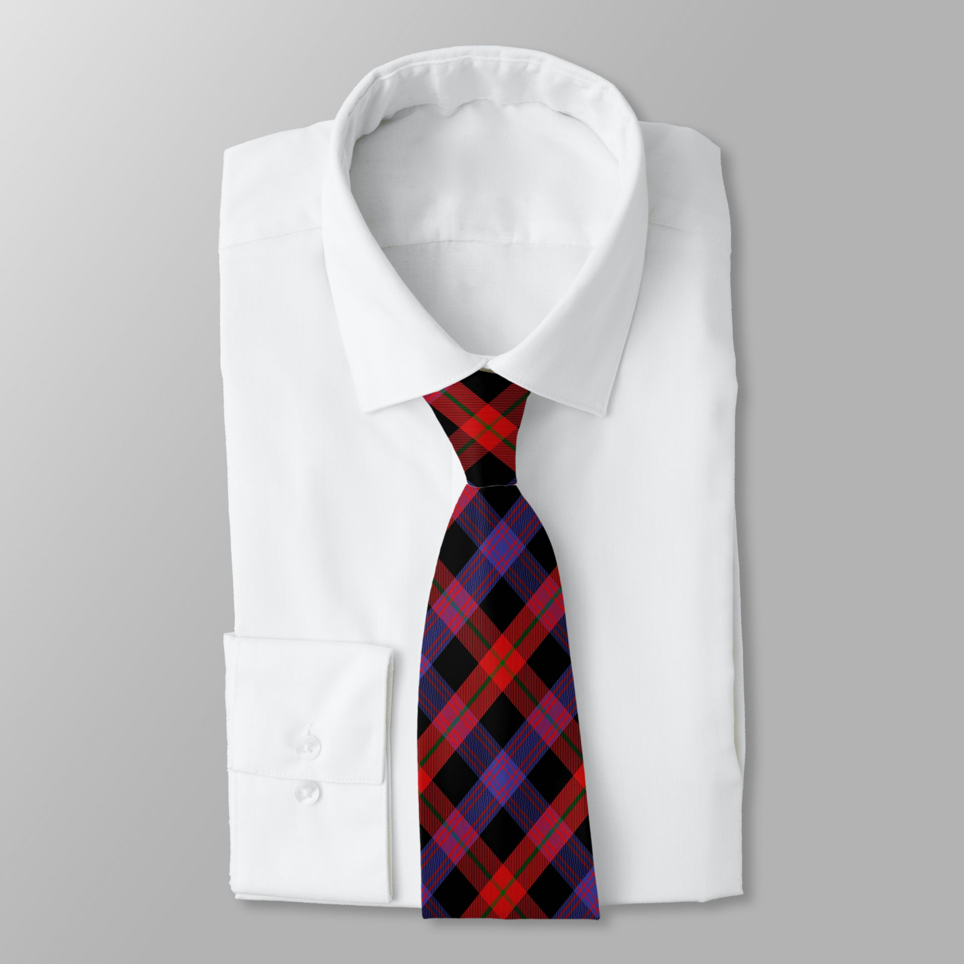 Clan Brown Tartan Necktie