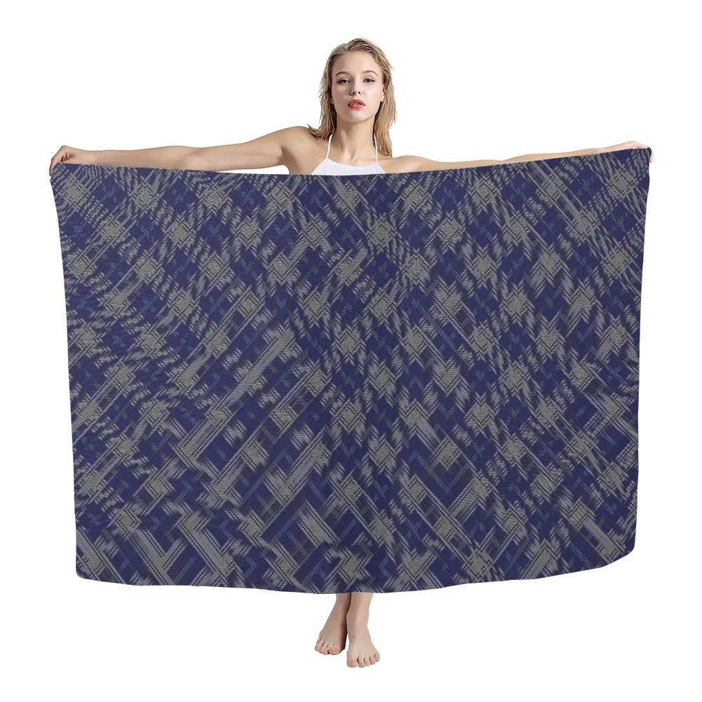 Edwards of Wales Tartan Bias Chiffon Scarf