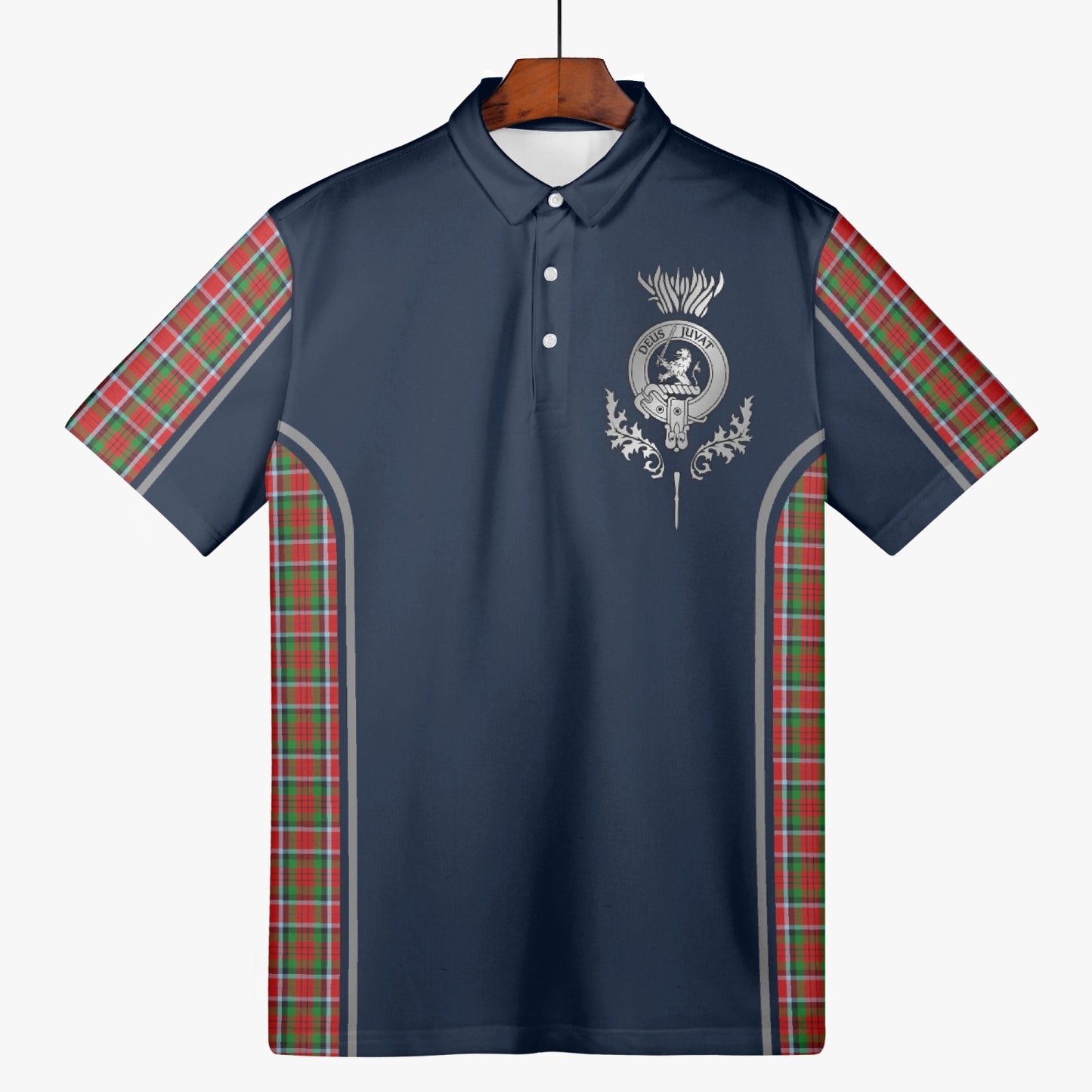 Clan MacDuff Crest & Tartan Polo Shirt