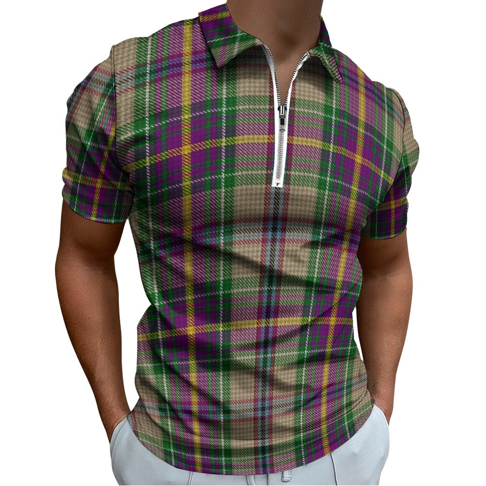 US State - Oregon Tartan Short sleeve polo shirt