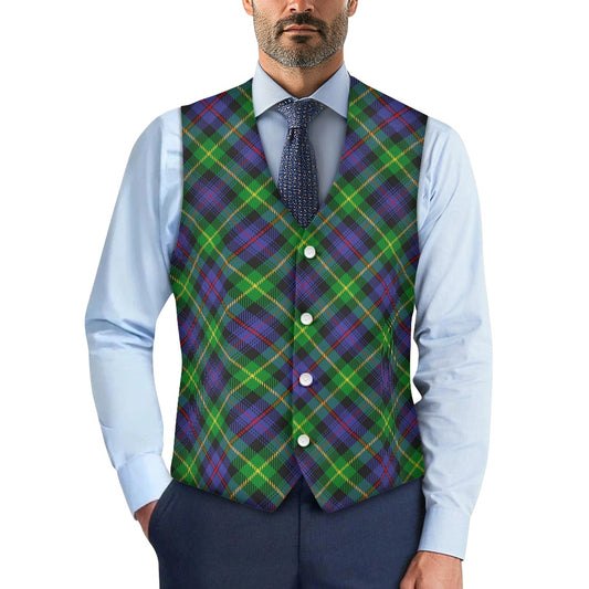 Clan Farquharson Tartan Suit vest jacket